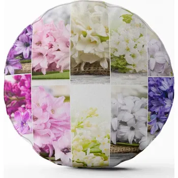 Polštář Sablio 3D polštář ve tvaru Květiny