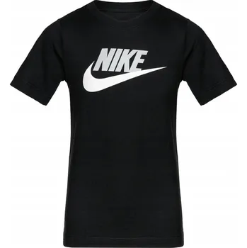 Chlapecké tričko Nike dětské tričko černé bavlna velikost 122