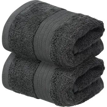 Ručník LIVARNO® Froté ručník pro hosty, 30 x 50 cm, 500 g/m², 2 kusy (šedá)