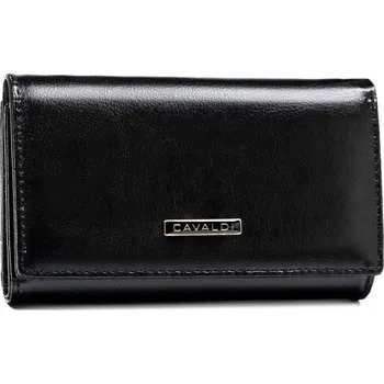 Peněženka 4U Cavaldi dámská peněženka z pravé kůže černá