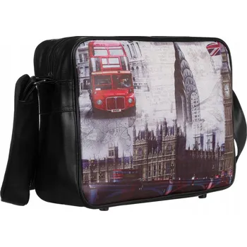 Kabelka Loren kabelka, typ kabelka přes rameno, eko kůže černá