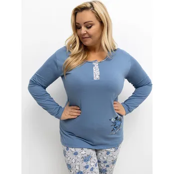 Pánské pyžamo DU PI pyžamo FP 506.56 modré 3XL