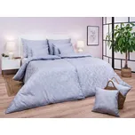 DADKA VRACOV Povlečení damašek Rokoko šedé 140x200, 70x90 cm