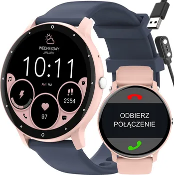 Chytré hodinky SMARTWATCH UNISEX GRAVITY GT1-1 PRO - VOLÁNÍ BLUETOOTH, DODATEČNÝ PÁSEK (sg027a) Barva (Varianta): tay-51551-uniw