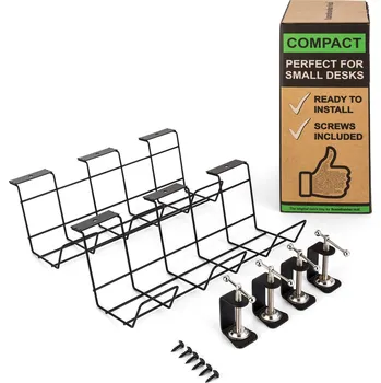 Odpadkový koš Scanfield Darwin, drátěný koš, pro zásuvkové lišty, včetně svorek (10040832)