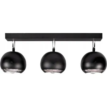 OLAF LUSTR STROPNÍ SVÍTIDLO MODERNÍ ČERNÉ LOFT E14 LED