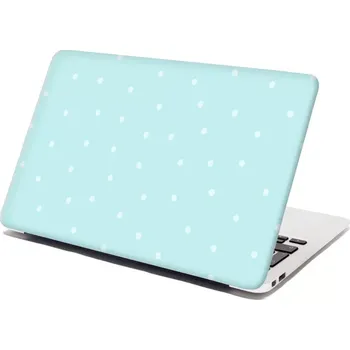 samolepka Sablio Samolepka na notebook Tečky na bledě modré - 29x20 cm