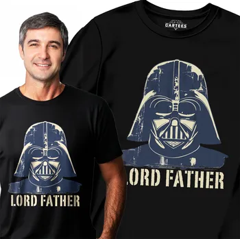 Pánské tričko Pánské TRIČKO S POTISKEM LORD FATHER DÁREK KE DNI OTCŮ STAR WARS