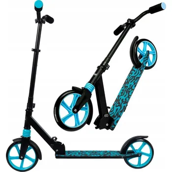 Koloběžka Velká Skládací Koloběžka do Města pro Děti s Nastavitelnými Řidítky a Tlumičem