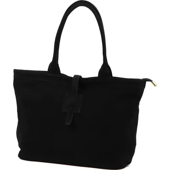 Kabelka Vera Pelle kabelka z pravé kůže černá