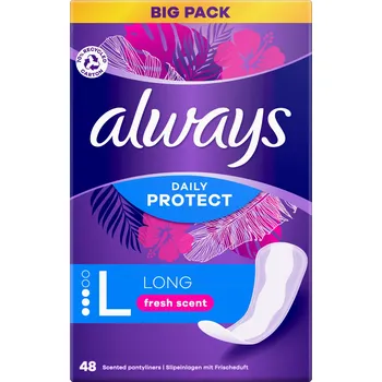 Always Daily Protect Long intimky s vůní L 48ks