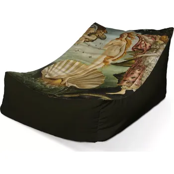 Sedací pytel Sablio Sedací vak Lounge Zrození Venuše - Sandro Botticelli - 80 x 95 x 50 cm