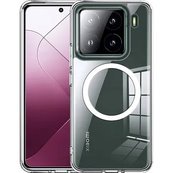 Pouzdro na mobilní telefon POUZDRO ZADNÍ KRYT MAGSAFE PRO XIAOMI 15 PRO + SKLO