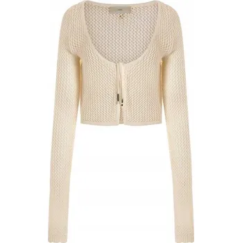 Podprsenka Kardigan GUESS Háčkovaný W3GR25 Z36Q1 Béžový