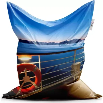 Sedací pytel Sablio Sedací vak Classic Pohled z lodě - 150x100 cm