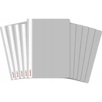 Desky s klipem PP A4 Tvrdé Biurfol 10 Ks Bílé