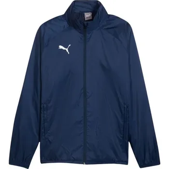 Pánské oblečení Pánská bunda Puma Team Goal All Weather jacket navy blue 659038 06 pánské S