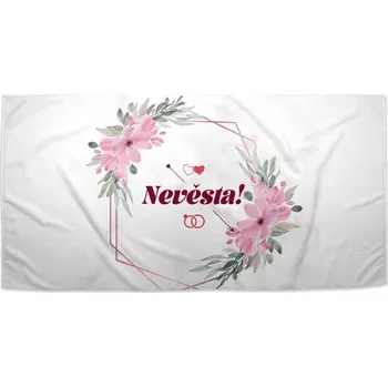 Sablio Ručník Nevěsta! - 30x50 cm