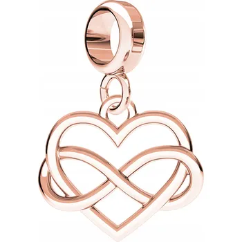 Přívěsek Přívěsek růžové srdce stříbro 925