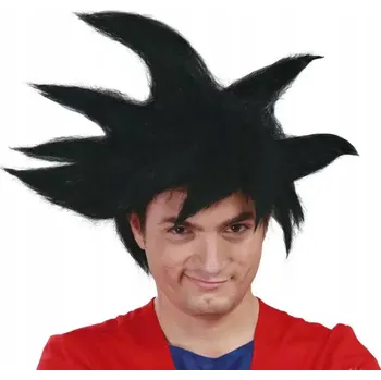 Karnevalový kostým Guirca paruka polodlouhé vlasy černá