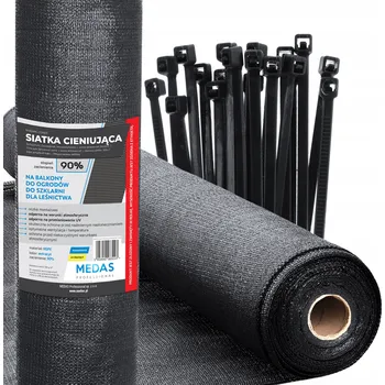 Stínicí technika Stínící tkanina Medas Professional 1,20 m x 50 m šedá, 90% zastínění, UV ochrana