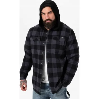 Pánská softshellová bunda Pitbull pánská softshellová bunda s kapucí Pioneer, velikost M