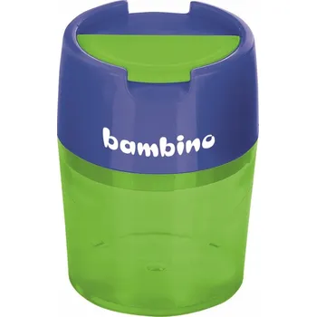 Ořezávátko Ořezávátko dvojité kovové s nádobkou Bambino