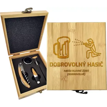 Víno Sablio Dárková sada na víno Dobrovolný hasič: 147×168×49 mm