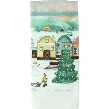 Toro Utěrka 38 x 63 cm Vánoční Vesnička 1 ks