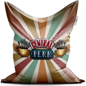Sedací pytel Sablio Sedací vak Seriál přátelé CENTRAL PERK Abstrakce - 150x100 cm
