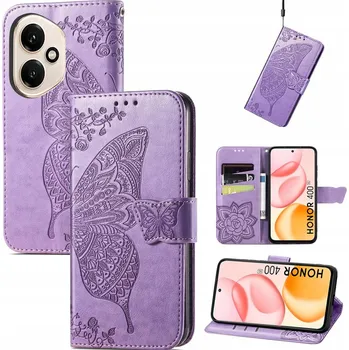 Pouzdro na mobilní telefon FLIPOVÉ POUZDRO PRO HONOR 400 5G POUZDRO KRYT POUZDRO PENĚŽENKA S PODSTAVCEM