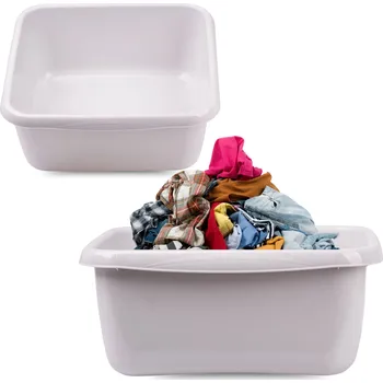 Kvadratická mísa OMAGO 11 l šedá