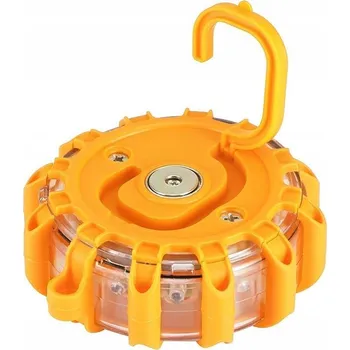 IP kamera LED AUTO lampa výstražná 360° blikající maják AKU magnet