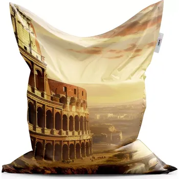 Sedací pytel Sablio Sedací vak Classic Řím Koloseum Historic - 150x100 cm