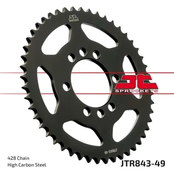Motodíl Řetězová rozeta JT JTR 843-49 49 zubů, 428