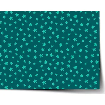 Plakát Sablio Plakát Zelené hvězdy - 60x40 cm