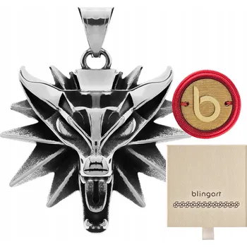 Přívěsek Pánský přívěsek medailon ZAKLÍNAČ ocel 316L