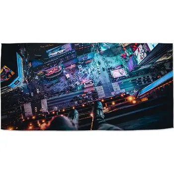 Osuška Sablio Ručník Pohled z výšky - 50x100 cm