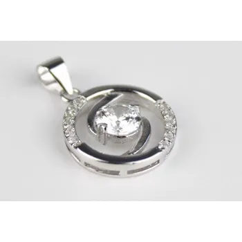 Přívěsek Stříbrný přívěsek kroužek F143