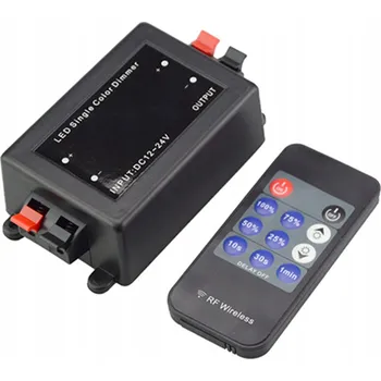 vypínač Stmívač do zásuvky s dálkovým ovládáním Aptel černý APT_AG752B