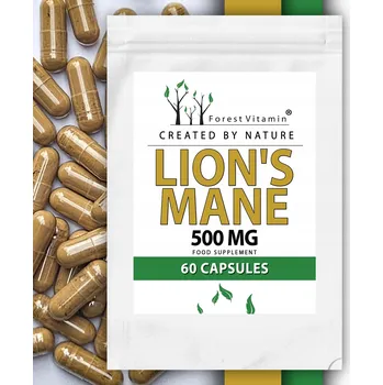 Doplněk stravy Forest Vitamin Korálovec ježatý (Lví hříva) 500 mg 60 kapslí