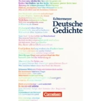 Cizí jazyk Echtermeyer: Deutsche Gedichte - Von den Anfängen bis zur Gegenwart - Jubiläumsausgabe: Gedichtband. Auswahl für Schulen – Theodor Echtermeyer,Elisabeth K. Paefgen,Peter Geist (DE)