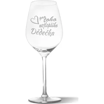 Víno Sablio Sklenička na víno Pro toho nejlepšího dědečka: 49 cl