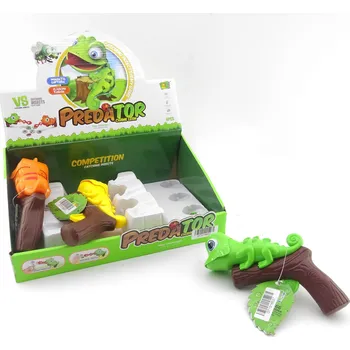 Dřevěná hračka Wiky Chameleon chytající hmyz