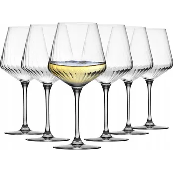 Sklenice Skleničky na bílé víno Krosno LUMI bezbarvé 550 ml 6 ks