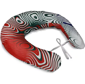 Polštář Sablio Těhotenský polštář Dvoubarevná abstrakce