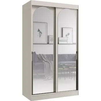 Šatní skříň Šatní skříň MODIN 120 kašmír se zrcadly