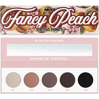 Oční stíny Paletka očních stínů Miyo Lisované, mix povrchů