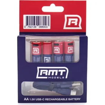 RC náhradní díl Dobíjecí baterie AA USB-C 4ks RMT models