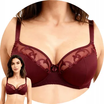 Podprsenka Podprsenka polovyztužená SEMI SOFT Vivisence 1020 bordó 85C
